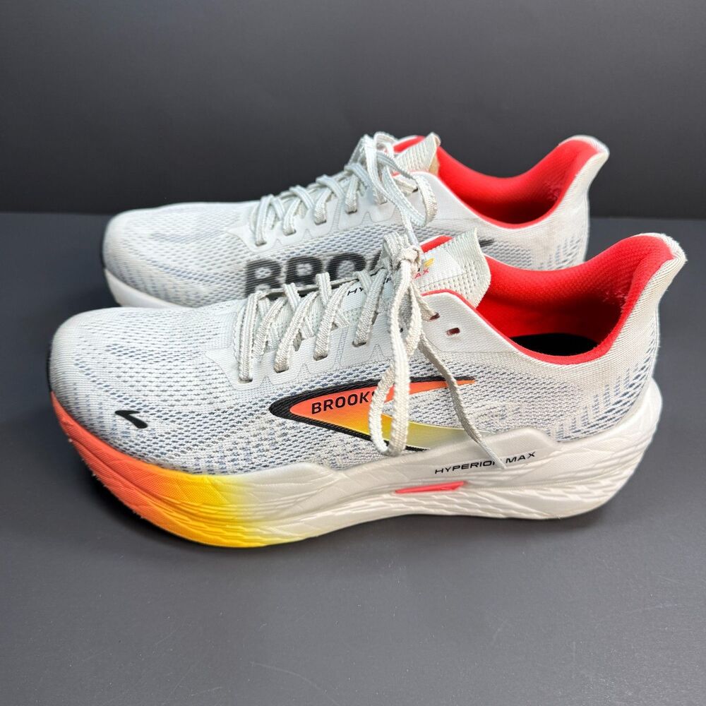 Brooks Hyperion Max 2 Shoes Womens 9 Illusion Coral Black Track Running *READ* - Picture 4 of 16